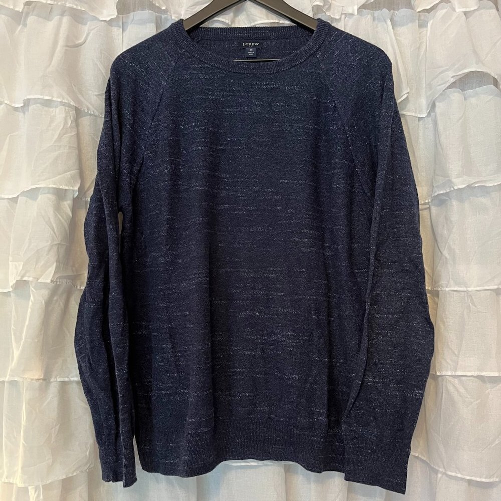 J Crew Navy Knit Sweater - Size Medium (Fits like a Small)